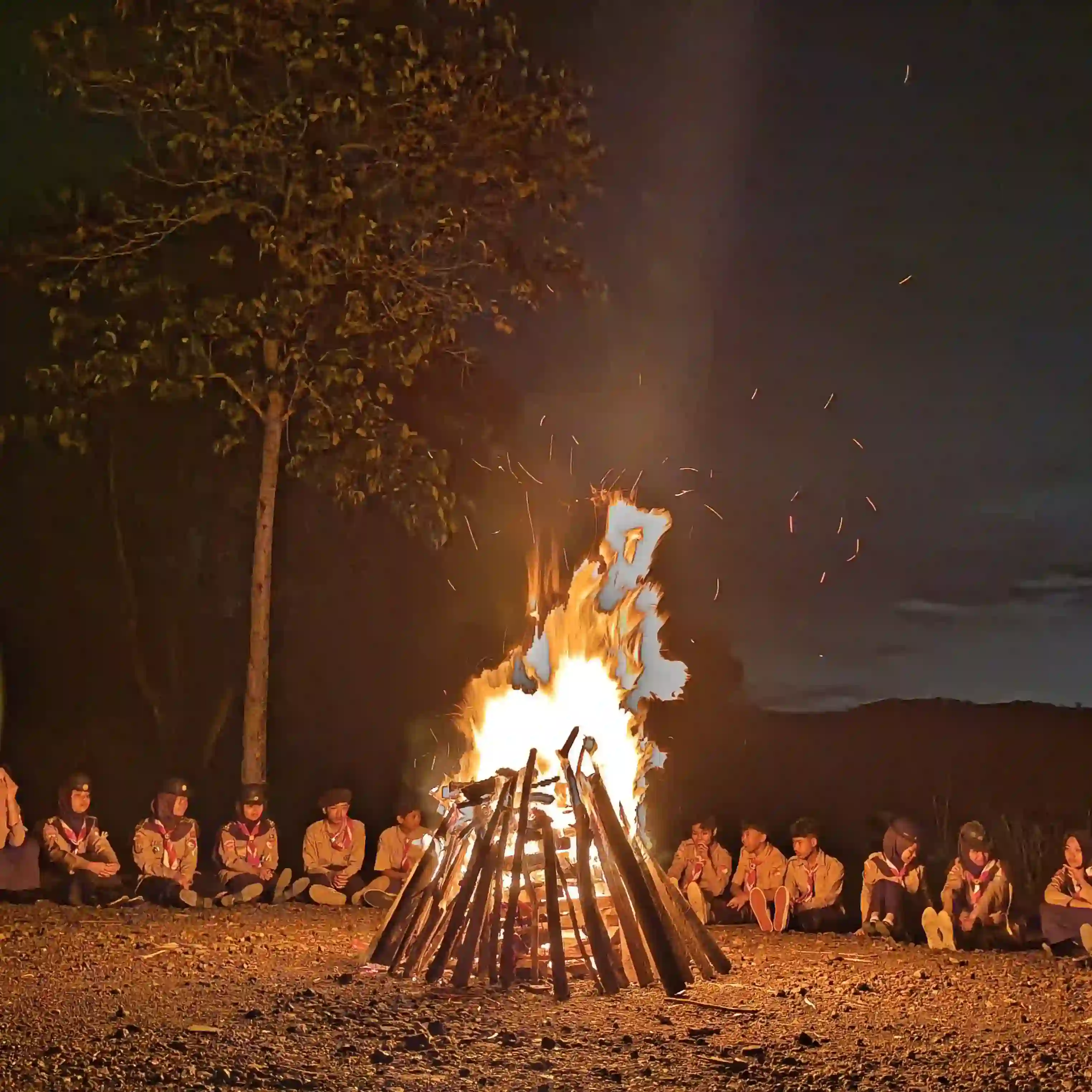 Kegiatan Kemah Kenaikan Tingkat Bantara dan Laksana Ambalan Raden Jaya Lalana dan Nyi Raden Siti Jenab